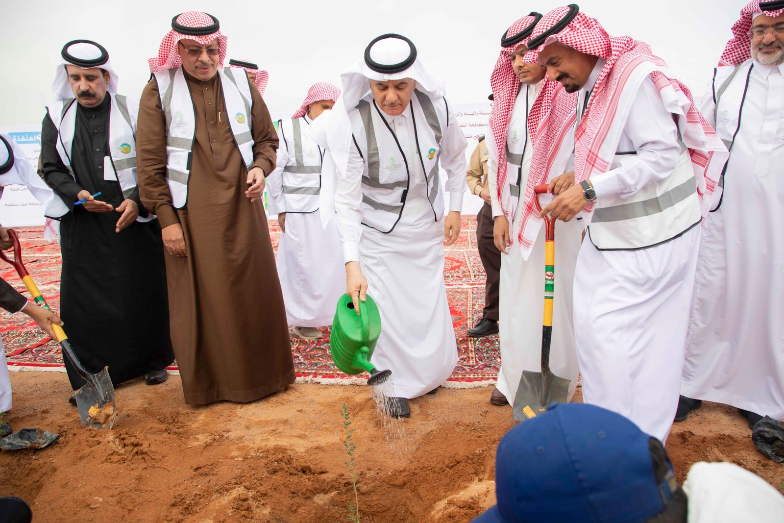 تشجير منتزه عثمر المرحلة الأولى